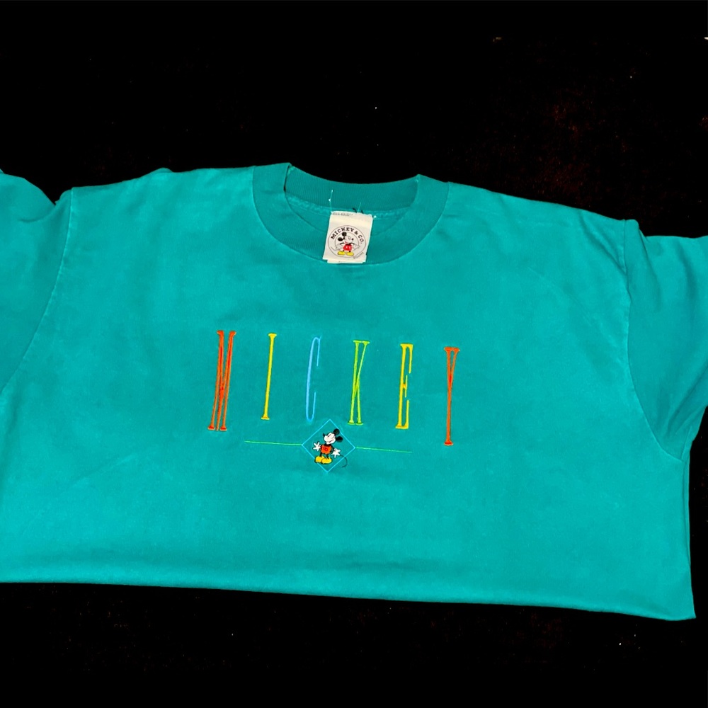 Mickey Mouse Embroidery lettering